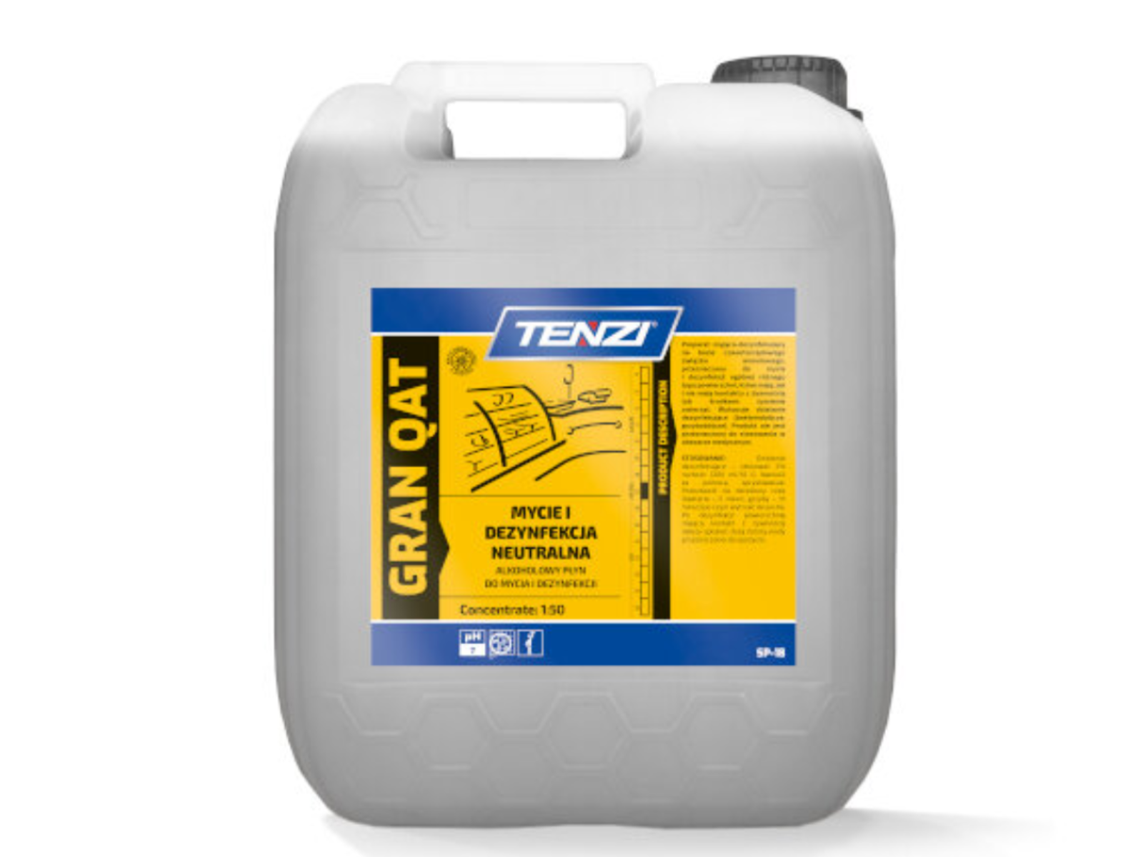 GRAN QAT SP18 Tenzi 5l koncentrat dezynfekcja
